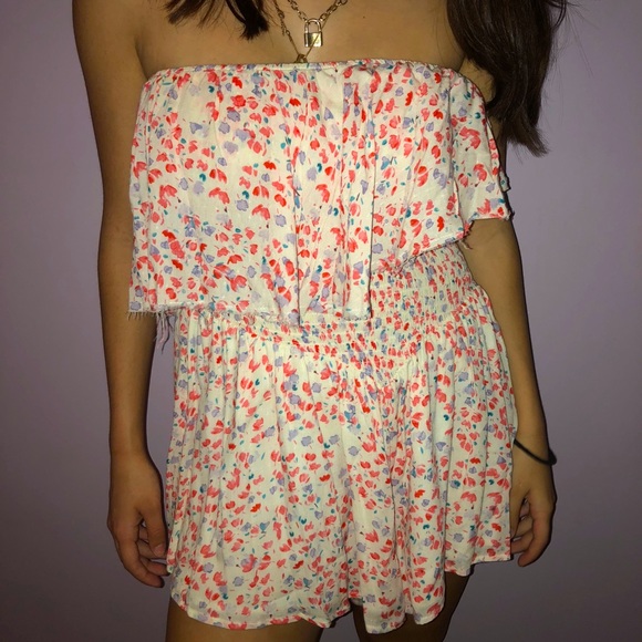 FLORAL ROMPER💐💐 - Picture 1 of 4